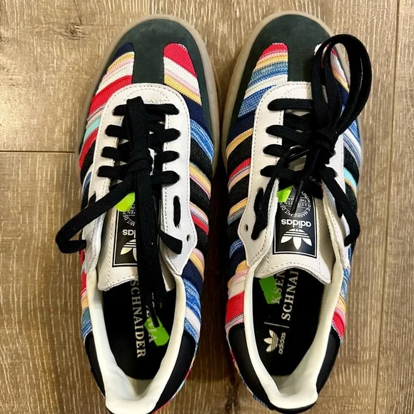 Adidas Sambae Striped Sneakers (Women 8.5) - Picture 6 of 8